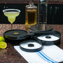 Load image into Gallery viewer, 3 Tier Bartender ABS Tool Cocktail Accessory Glass Rimmer Rotating Salt Home Practical Bar Lime Juice Sugar Durable
