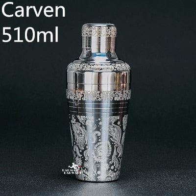 Carven 510ml Stainless Steel Cocktail Boston Bar Shaker Japanese Style