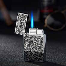 Load image into Gallery viewer, 2020 New Windproof Gas Jet Lighter Butane Turbo Torch Lighter For Cigar Cigarette Metal 1300 C Blue Fire Lighter Gadgets For Men
