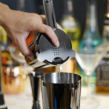 Load image into Gallery viewer, Cocktail Shaker Bar Set: 2 Weighted Boston Shakers,Cocktail Strainer Set,Jigger,Muddler and Spoon, Ice Tong and 2 Bottle Pourer

