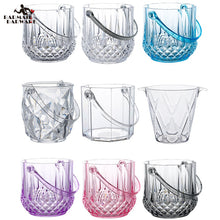 Load image into Gallery viewer, 1.2L Arcylic Ice Bucket Wine Champagne Gorgeous Diamond Ice Bucket With Ice Tong
