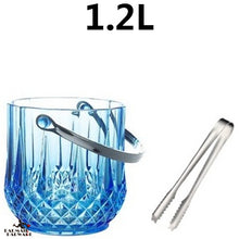 Load image into Gallery viewer, 1.2L Arcylic Ice Bucket Wine Champagne Gorgeous Diamond Ice Bucket With Ice Tong
