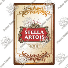 Load image into Gallery viewer, Beer Brand Poster Vintage Tin Sign Metal Sign Decorative Plaque for Pub Bar Man Cave Club Wall Decoration
