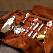 Load image into Gallery viewer, Bar Tool Bag Bartender Tool Kit Cocktail Shaker Wine SetS
