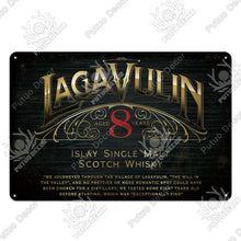 Load image into Gallery viewer, Putuo Decor Whiskey Plaque Metal Vintage Metal Sign Tin Sign Decorative Plaque Pub Bar Club Man Cave Decor Wall Decoration
