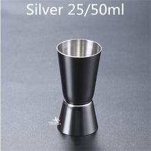 Load image into Gallery viewer, Cocktail Bar Jigger Stainless Steel Japanese Design Jigger Double Spirit Measuring Cup For Home Bar Party Bar Accessory Bar Tool
