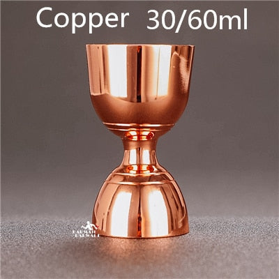 30/60ml Measuring Cup Tools Bar Measure Cocktail Jigger Slim Waist Cocktail Jigger Elegance and Practicality