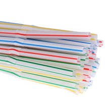 Load image into Gallery viewer, Colorful 100PCS/set 21cm Curved Plastic Drinking Straw Cocktail Lounge Wedding Birthday Party
