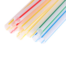 Load image into Gallery viewer, Colorful 100PCS/set 21cm Curved Plastic Drinking Straw Cocktail Lounge Wedding Birthday Party
