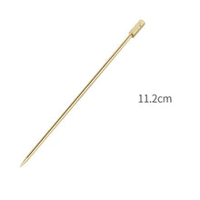 Load image into Gallery viewer, 5 PCS Gold Beads Cocktail Sticks Stainless Steel Fruit Picks Salad Sandwich Buffet Stirring Stick Decor Wedding Party Bar Supply
